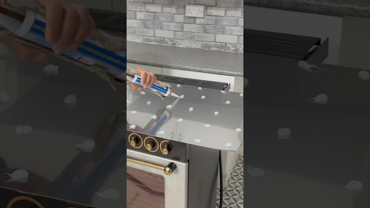 How To Install A Stainless Steel Splashback- DIY #tips