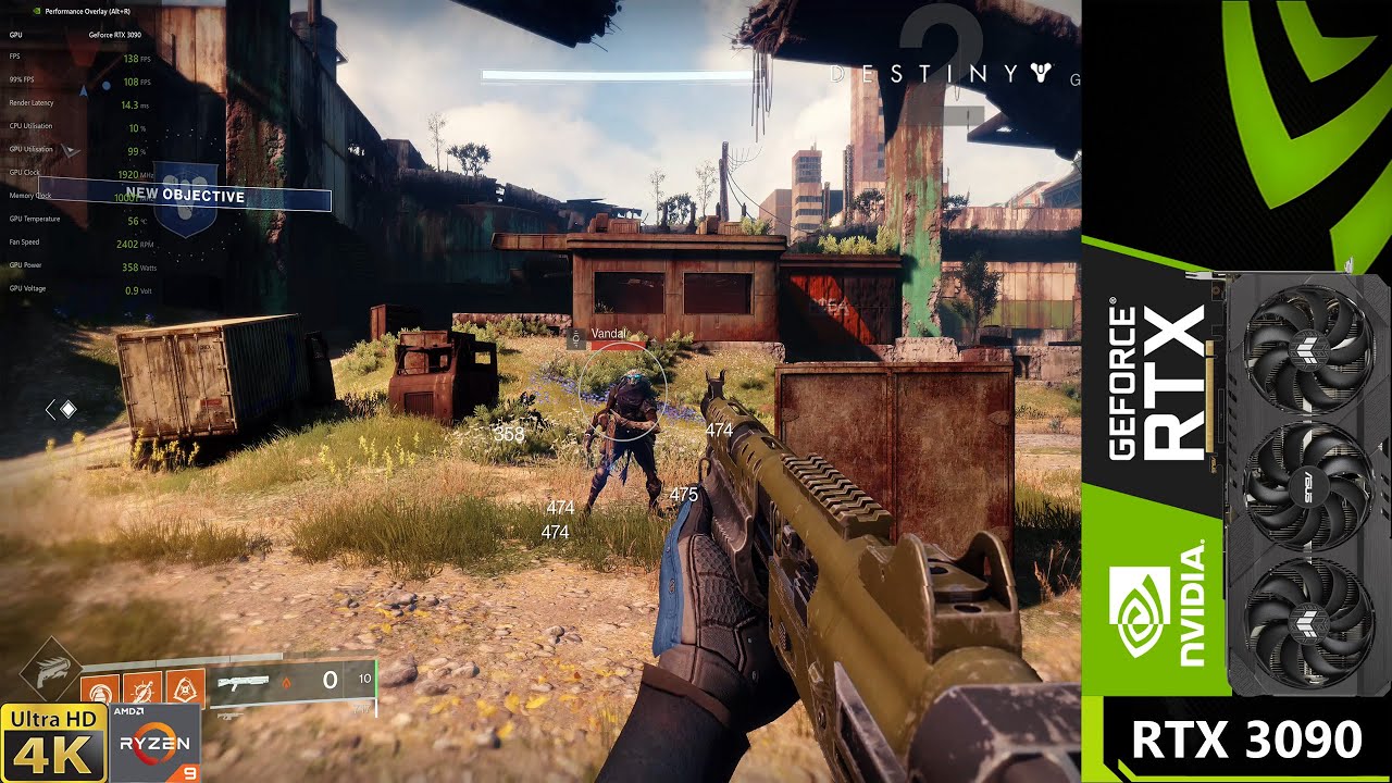 Destiny 2 Highest Settings 4K | RTX 3090 | Ryzen 3950X OC