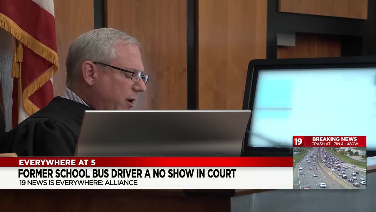 Stark County school bus driver involved in crash fails to show up for court hearing