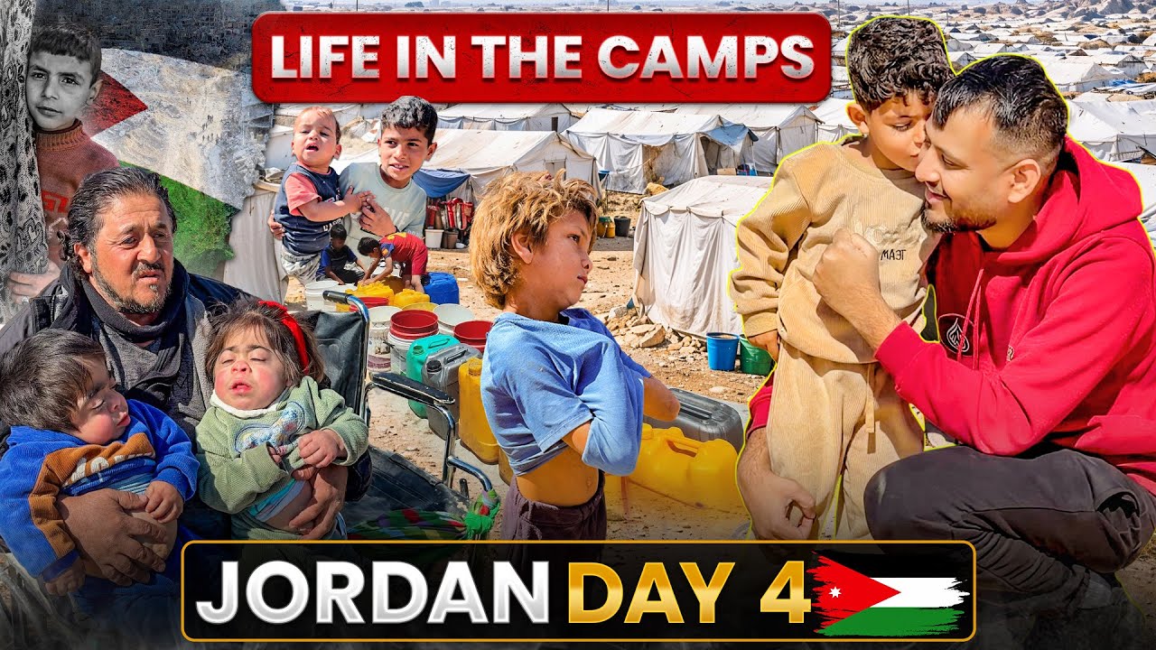 🥲 Hard Reality of Palestinian Families Living in Camps 🇵🇸💔 | Jordan Day #04