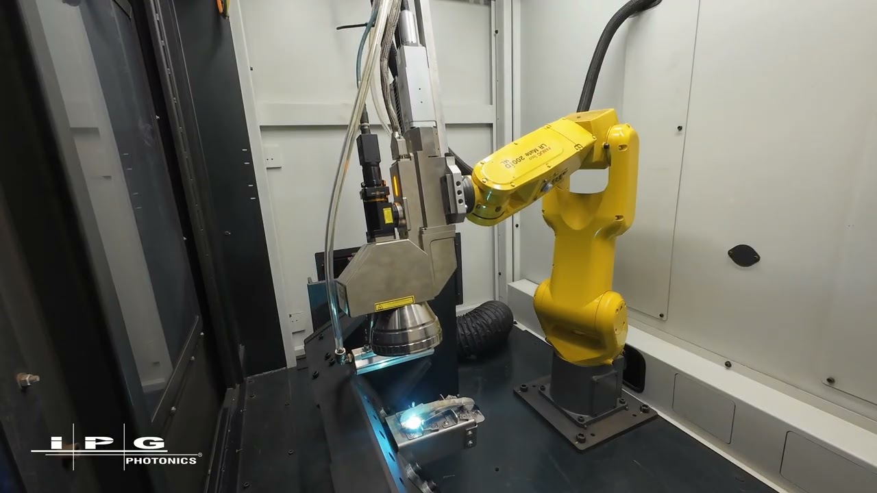 Laser Surface Modification with Robotic Automation | LaserCell 2000 Demo