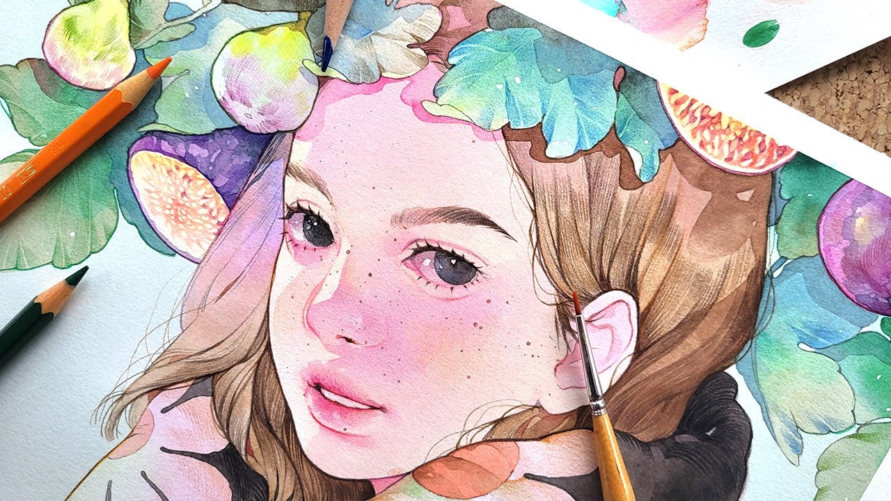Trying a new Watercolor Set