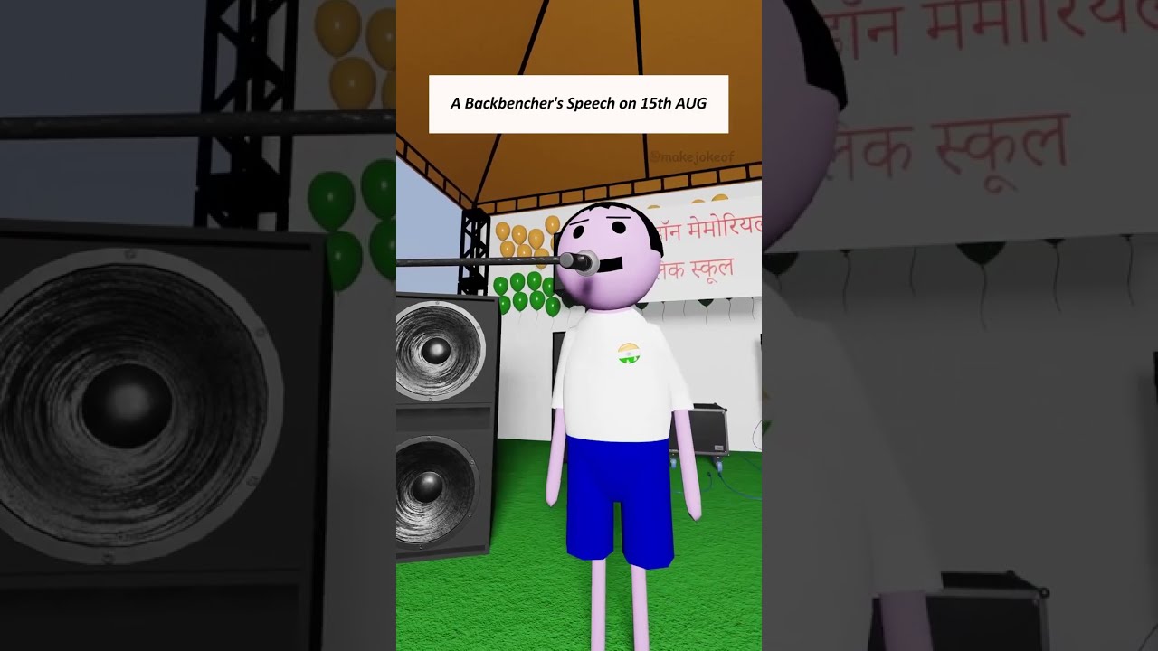 15 August backbencher funny speech 🇮🇳😅😅 || MJO||
