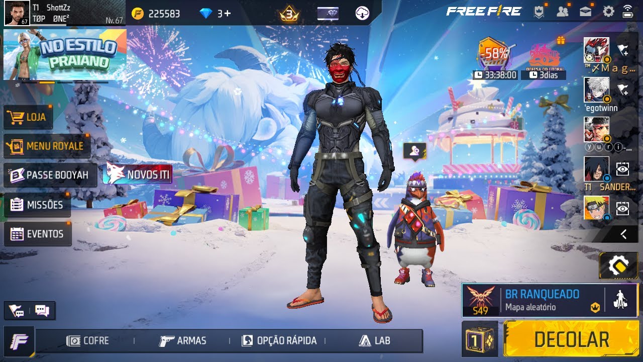 FREE FIRE AO VIVO 🔴JOGANDO COM INSCRITOS🔴 4X4 EM LIVE RUMO A 200 INSCRITOS🔴