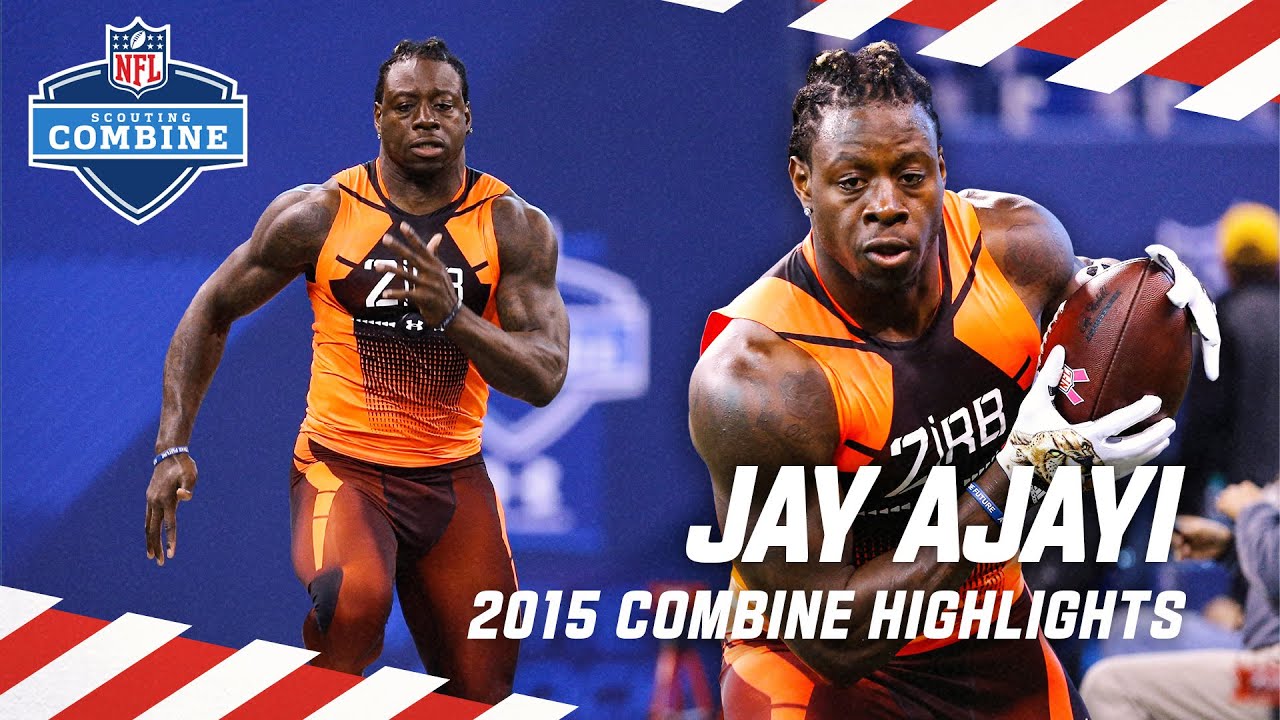 Jay Ajayi's 2015 NFL Combine Highlights 👏 | 40-Yard Dash, Vertical Jump & Running Drills | NFL UK