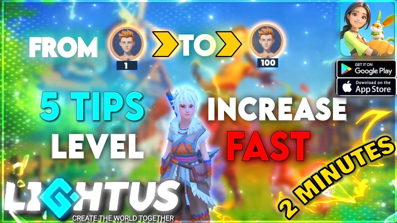 How to increase level in lightus | IN JUST 2 MINUTES