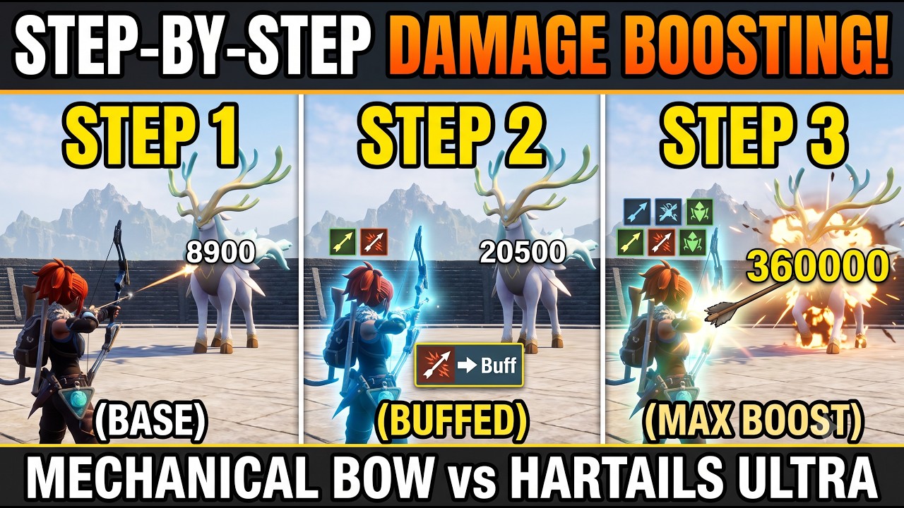 Palworld's STRONGEST Bow Build! Mechanical Bow