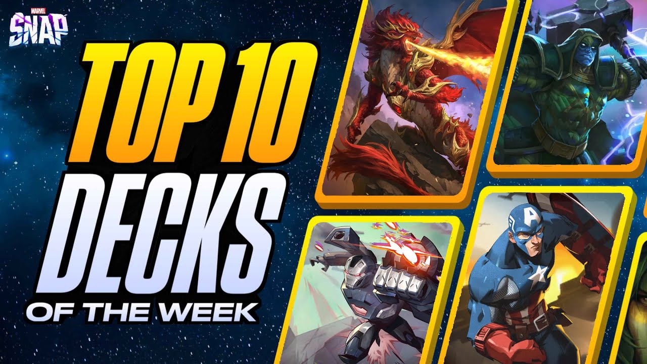 TOP 10 BEST DECKS IN MARVEL SNAP | Weekly Marvel Snap Meta Report #167