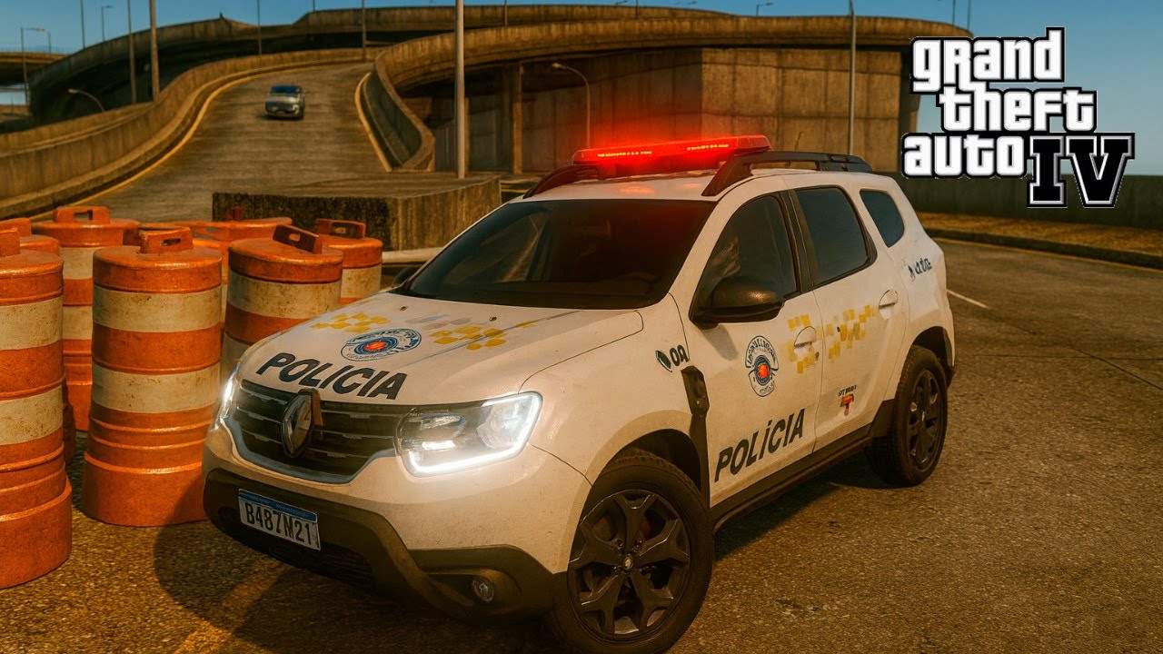 GTA 4 POLICIA🟡PMESP RODOVIARIA - DUSTER em AÇÃO