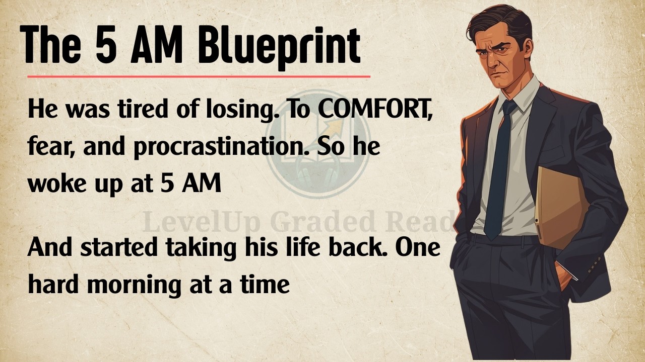 Wake Up at 5 AM and Change Your Life || Learn English Through Story 🔥 || Improve Your English ✅️