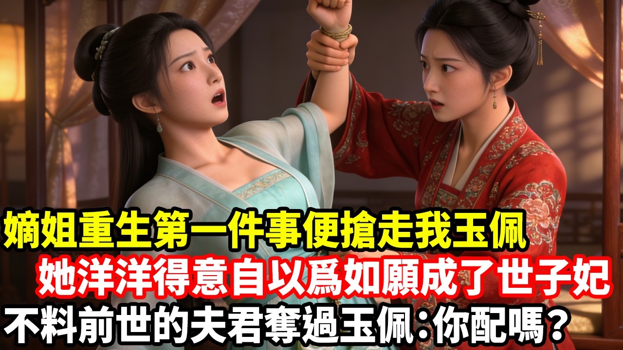 嫡姐重生第一件事便搶走我玉佩，她洋洋得意自以爲如願成了世子妃，不料前世的夫君奪過玉佩：你配嗎？