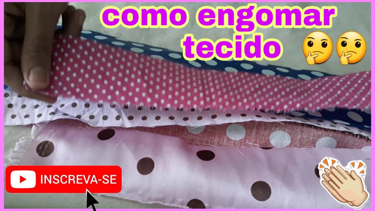 Como engomar tecido f&aacute;cil