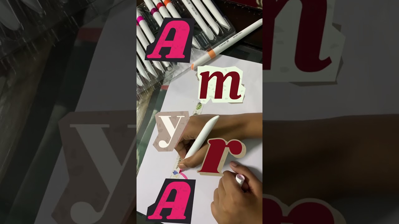 Let&rsquo;s calligraph || Craft with Amyra