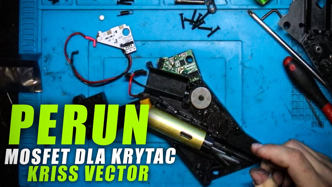 MOSFET PERUN dla repliki Krytac KRISS VECTOR | Montaż - Programowanie - Recenzja