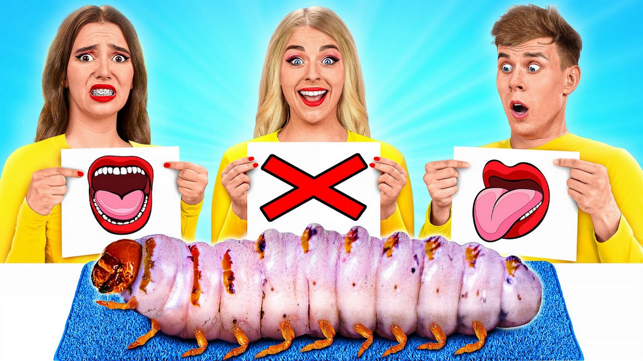 D&eacute;fi Croquer, L&eacute;cher ou Ne Rien Faire | Bataille de Nourriture par Multi DO Challenge