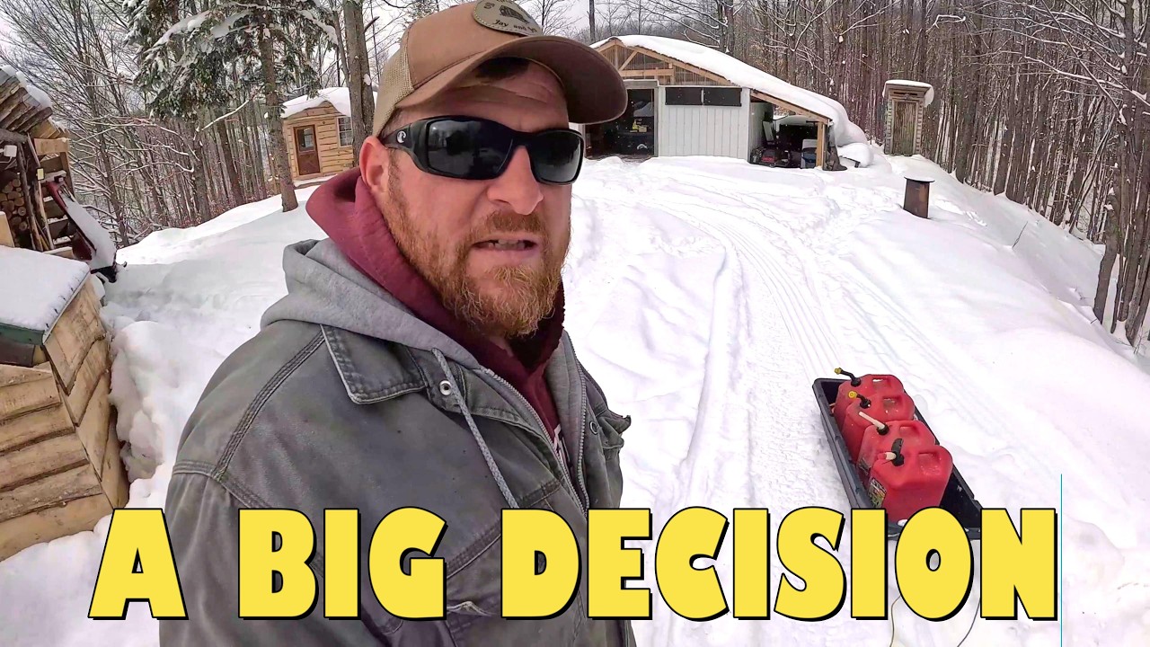 Too Much Snow! The Tough Choice We Had to Make for Winter Survival ❄️