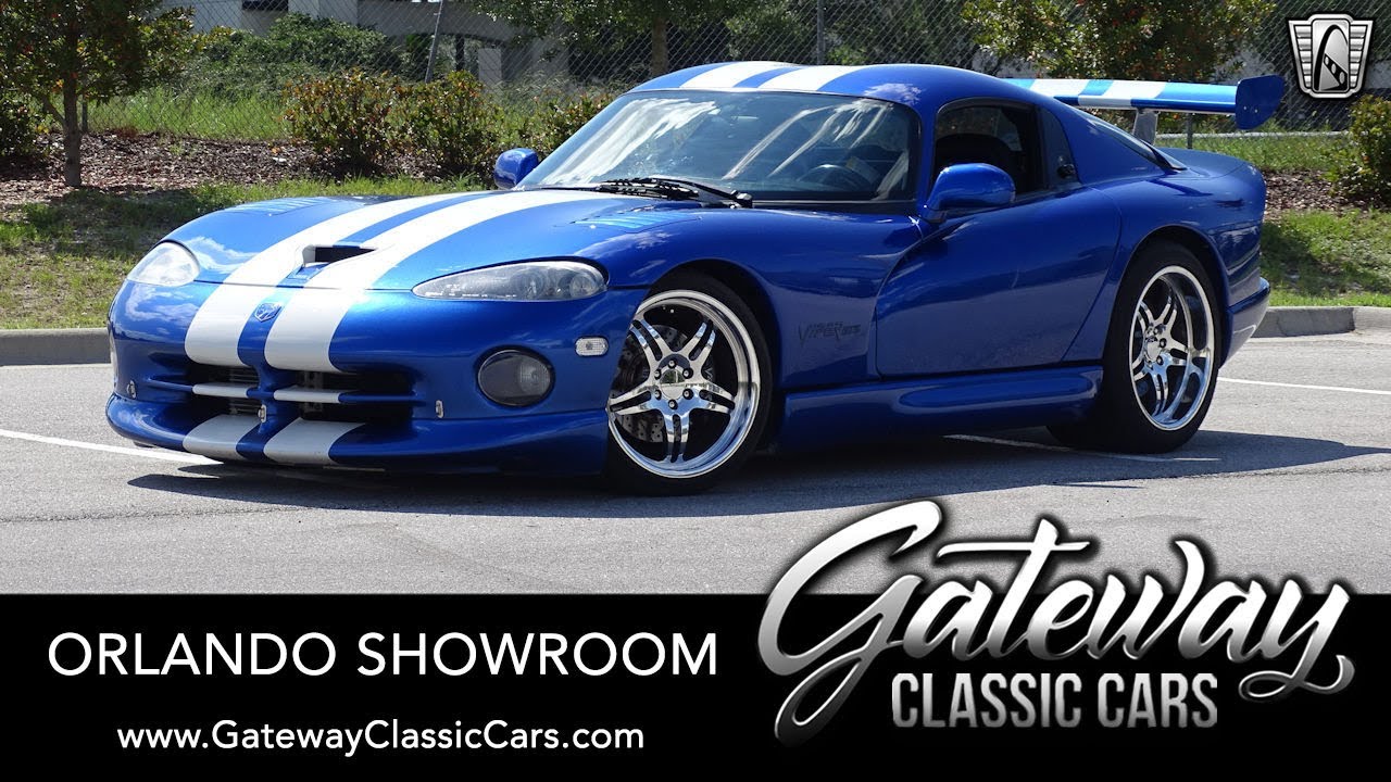 1996 Dodge Viper GTS Supercharged For Sale Gateway Classic Cars Orlando #1682