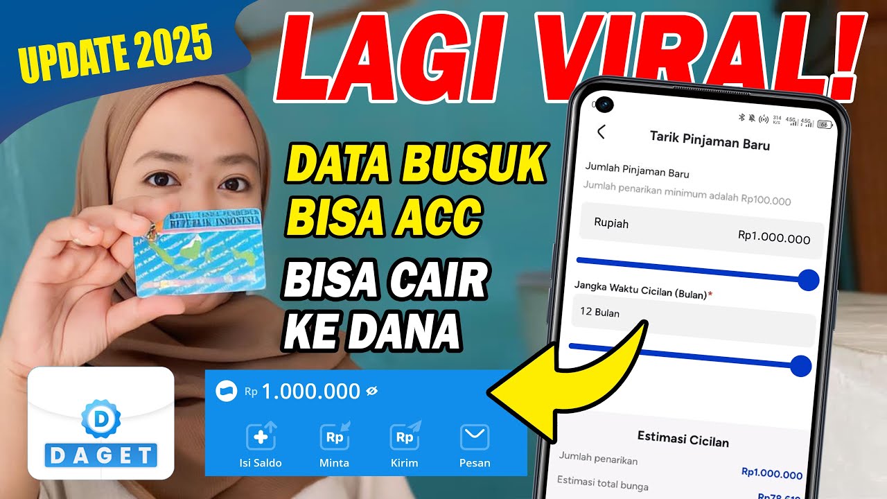PINJOL MUDAH CAIR 2025!!, Pinjol Bunga Rendah Cair ke Dana | Pinjaman Online Terbaru Langsung Cair