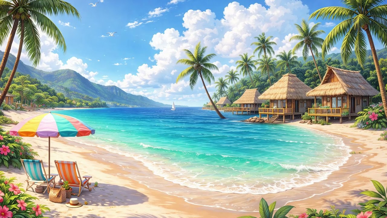 Lo-Fi Beach Vibes | Relaxing Chill Beats by the Ocean