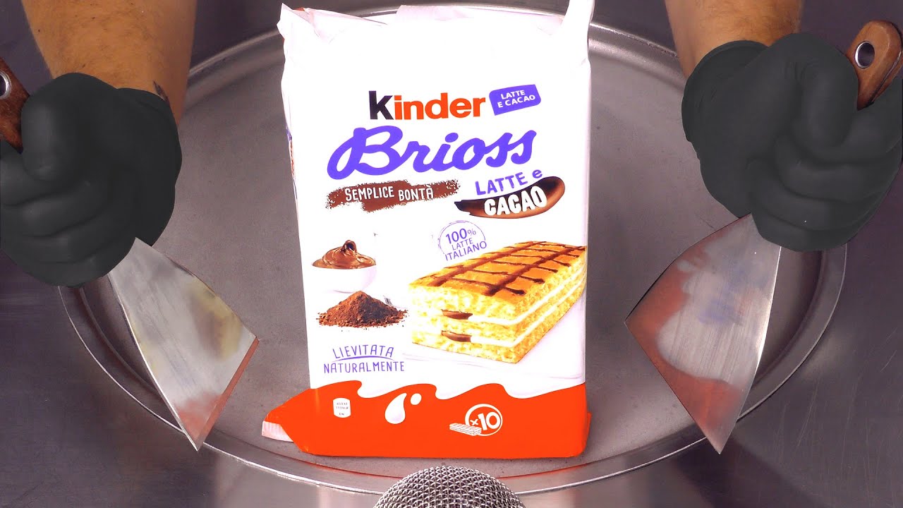 Kinder Brioss - Ice Cream Rolls | ASMR