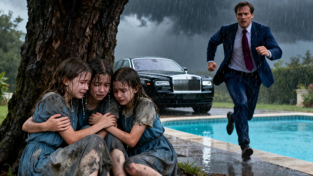 Τρίδυμα εγκαταλείφθηκαν στη βροχή από μητριά, μέχρι που ο μπαμπάς εκατομμυριούχος γύρισε και...