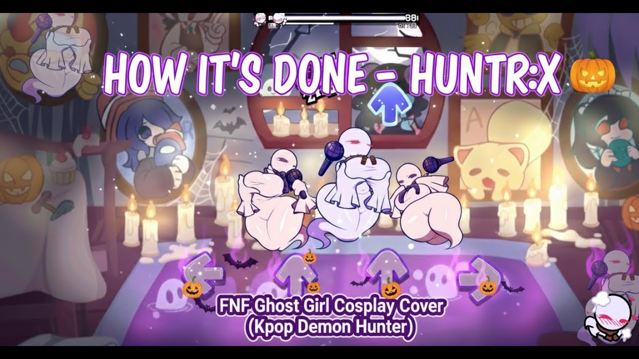 HOW IT'S DONE – HUNTR:X 🎃 | FNF Ghost Girl Cosplay Cover (Kpop Demon Hunter Halloween Edition)