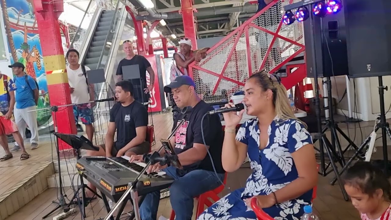 IAORANA MEHANI BAND AU MARCHÉ DE PAPEETE 22/03/2024