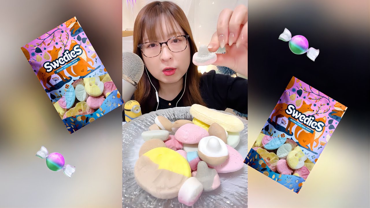 【ASMR】フリーズドライリコリスなんてものまであるの...？｜ 咀嚼音/EatingSounds/Mukbang