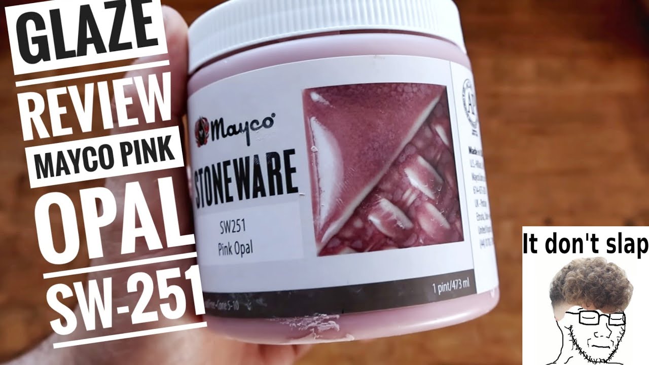 Glaze review Mayco pink Opal SW-251