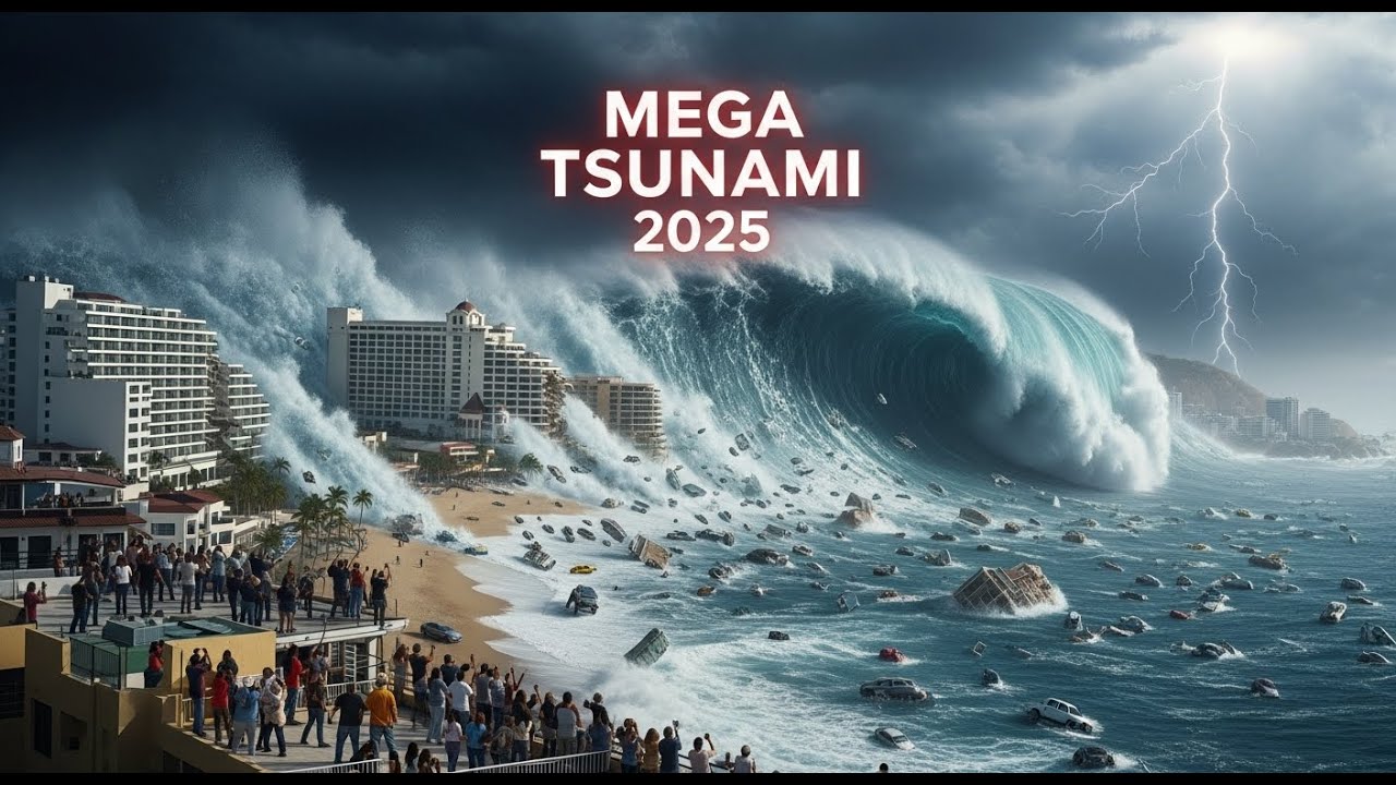 Christmas Day Mega Tsunami 2025 Strikes Mexico | AI Natural Disaster Movie (4K)