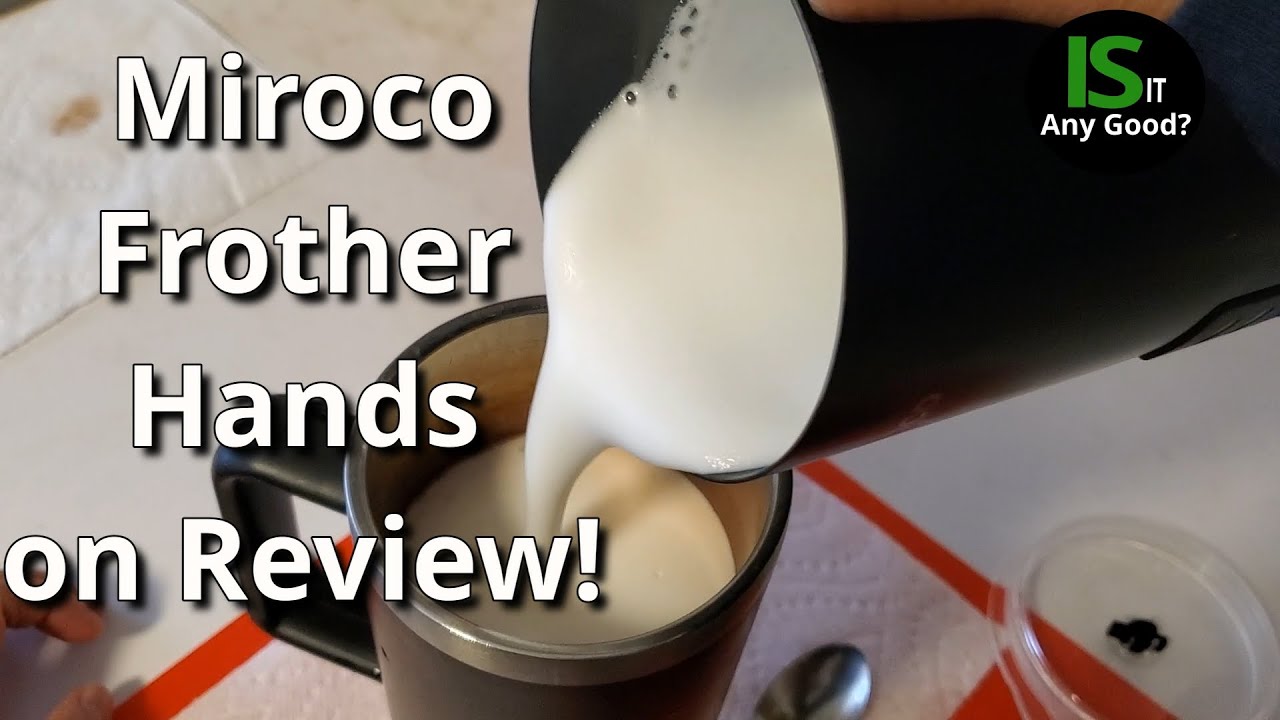 Miroco Stainless Steal Frother Hands on Review!