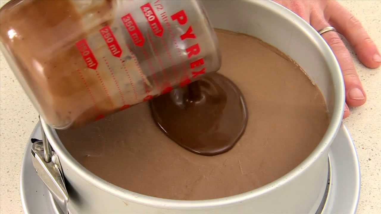 Zumbo Baking - Milk Chocolate Mousse Cake (Step 5: The Glaze)