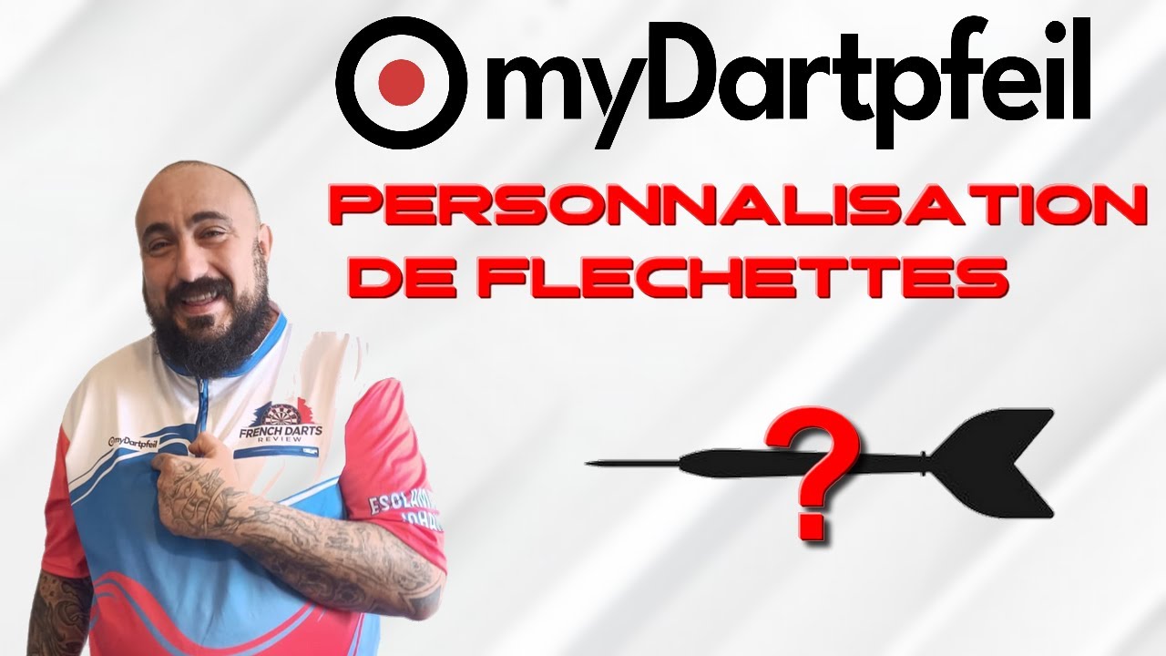 DarTest - @myDartpfeil   Personnalisation de fléchettes !