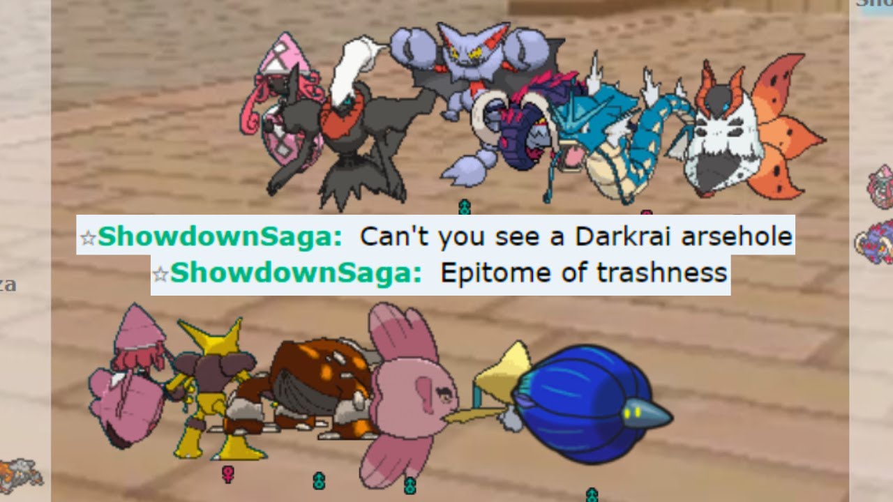 WHEN YOU OUTPLAY A SALTY NOOB WITH PSYCHIC SPAM TEAM ON POKEMON SHOWDOWN !!