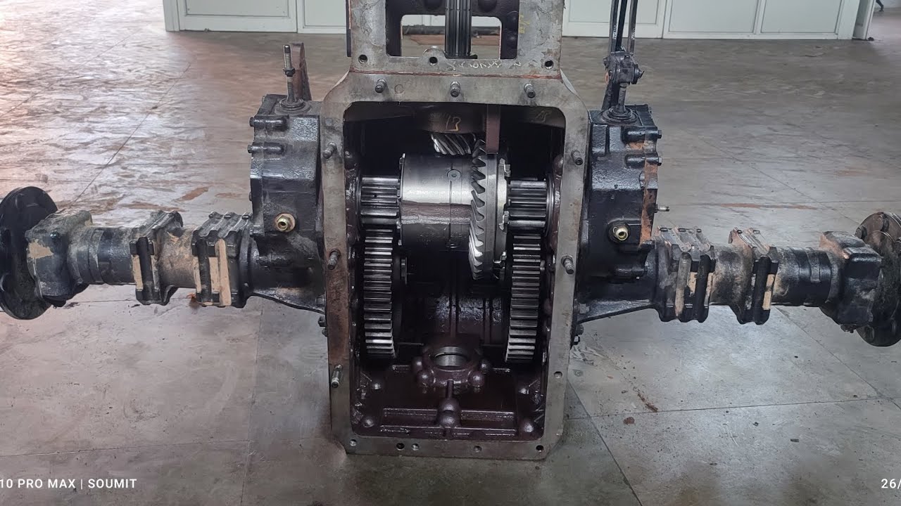 Sonalika Tiger Di50 4WD 12+12 High Low Medium GearBox Working Differential Full Fitting#sonalika dj