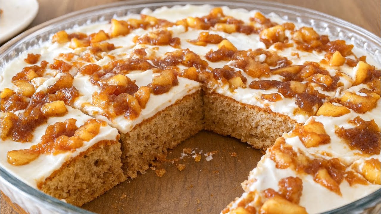 Bu ELMALI Keki Daha Önce HİÇ Görmediniz! 😍 DENEYEN Herkes Tarif İSTİYOR! | Elmalı Pasta