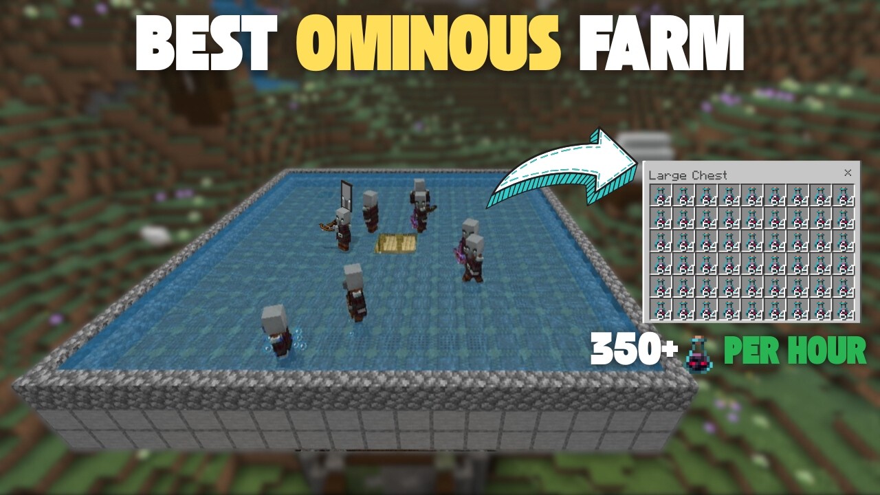 EASIEST 1.21 OMINOUS BOTTLE FARM TUTORIAL IN MINECRAFT BEDROCK 1.21+! (No Locator Map!)