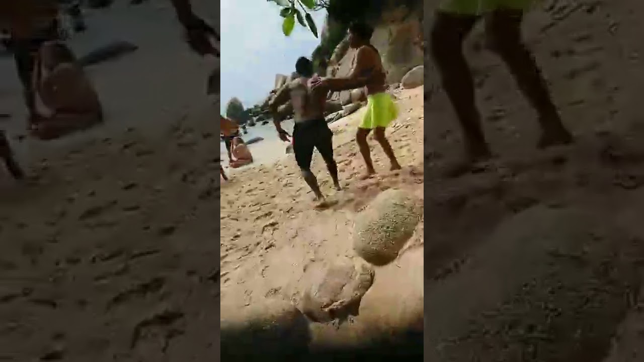 playa palmitas en la isla de la roqueta