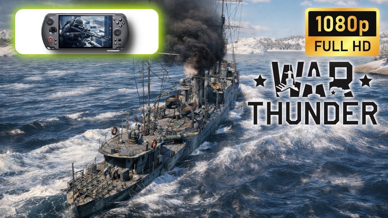 GPD WIN 5 - AI Max+ 395 |  War Thunder | 1080p | High settings