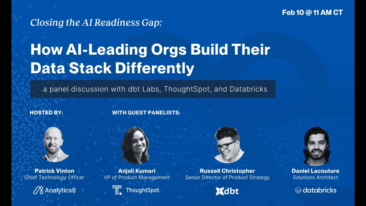 Closing the AI Readiness Gap: How AI-Leading Orgs Build Their Data Stack Differently