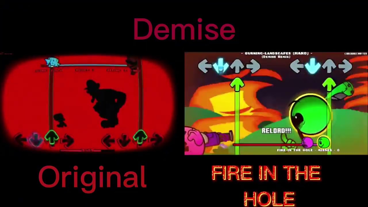Demise / (Original Vs FIRE IN THE HOLE) /Friday Night Funkin'