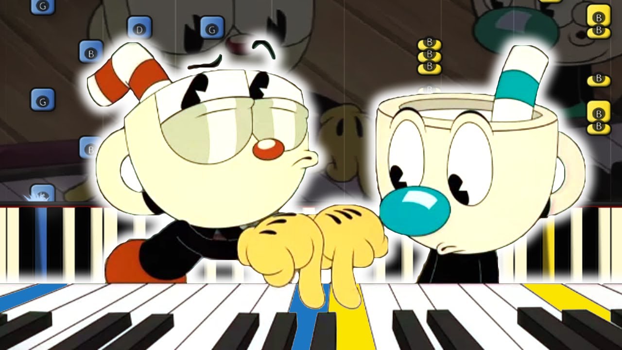 Cuphead Plays Piano - The Cuphead Show [Piano Tutorial]