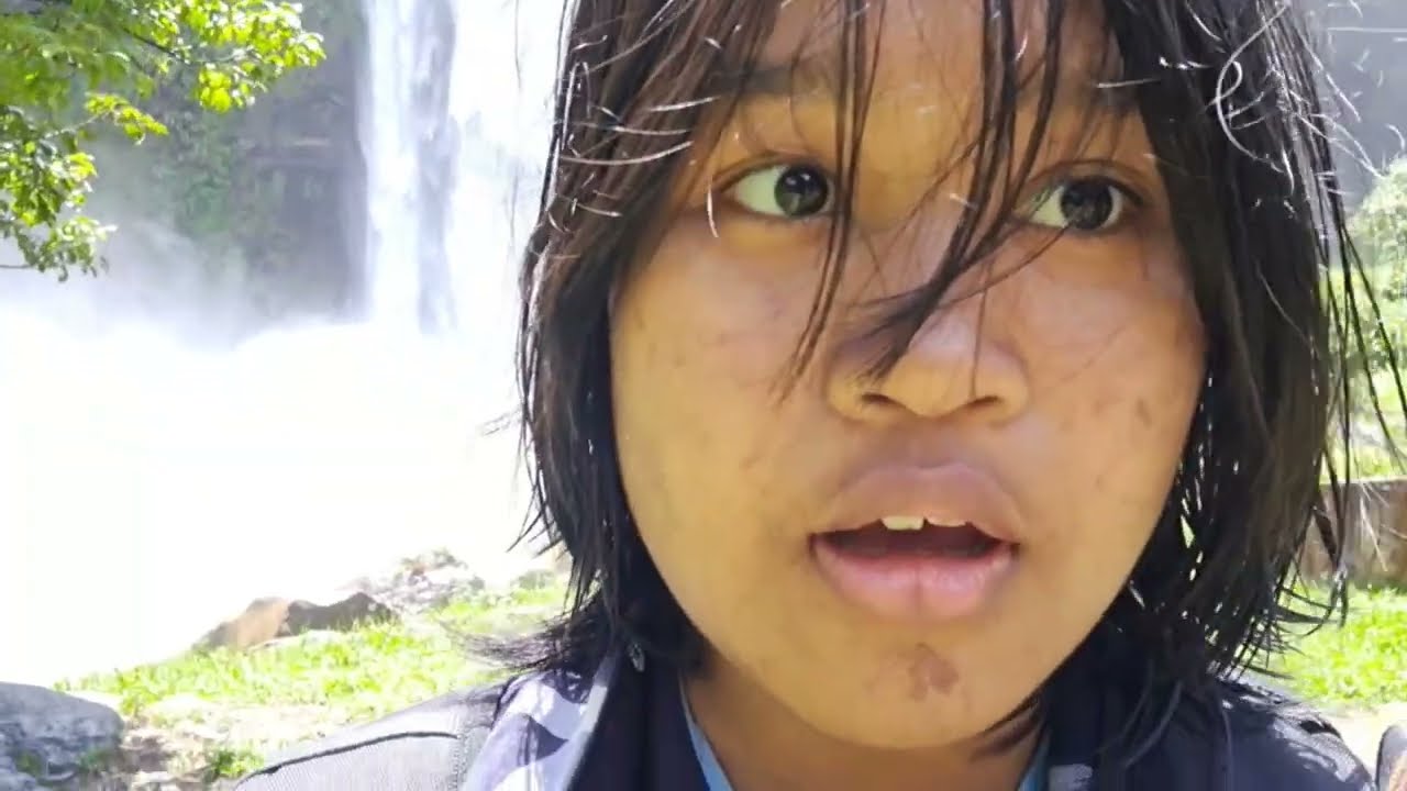 Mandi air terjun #izinnn 