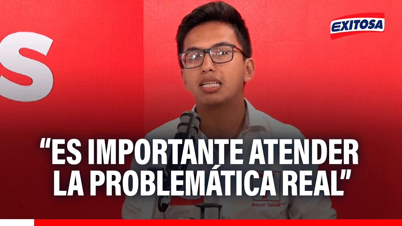 🔴🔵 Candidato Bryan Valentín presenta sus propuestas para ser diputado: “No con discursos populistas”