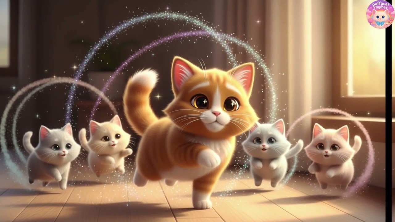 🎁💖 Puffy Cat: Sharing Is Caring! – Good Manners, Heartbeat Rhythms & Kind Habits for Kids!