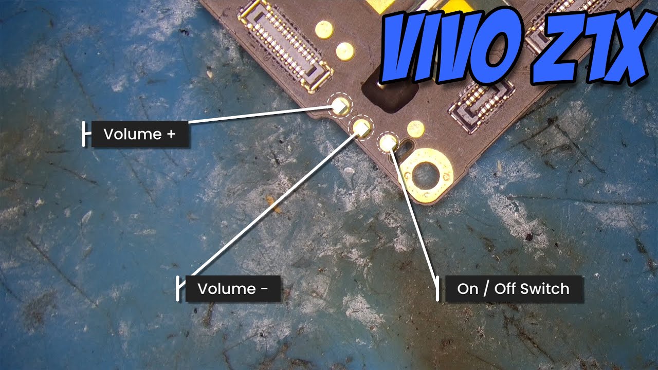 Vivo Z1X On / Off Switch Problem Solution