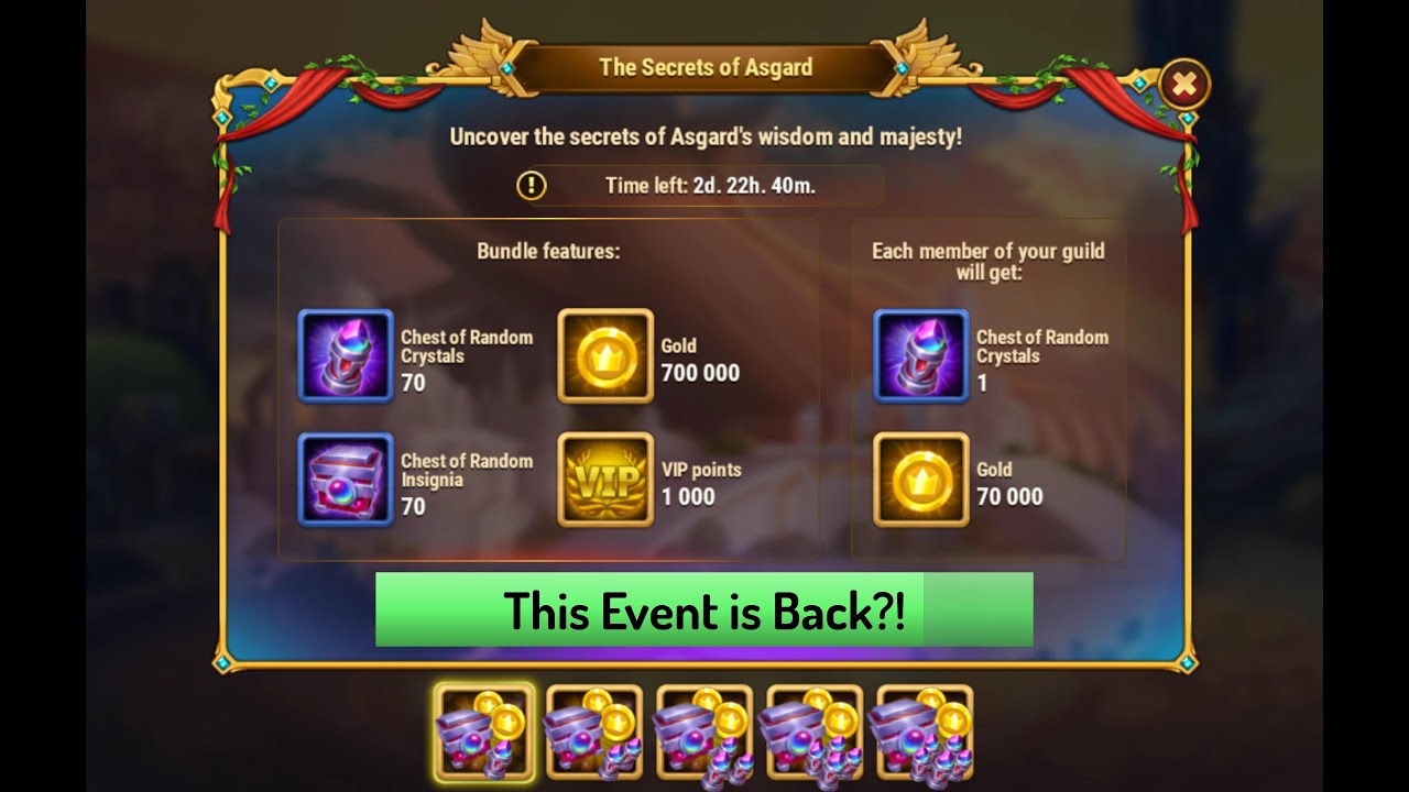 Hero Wars &mdash; Ascension to Asgard, 3 Day Version