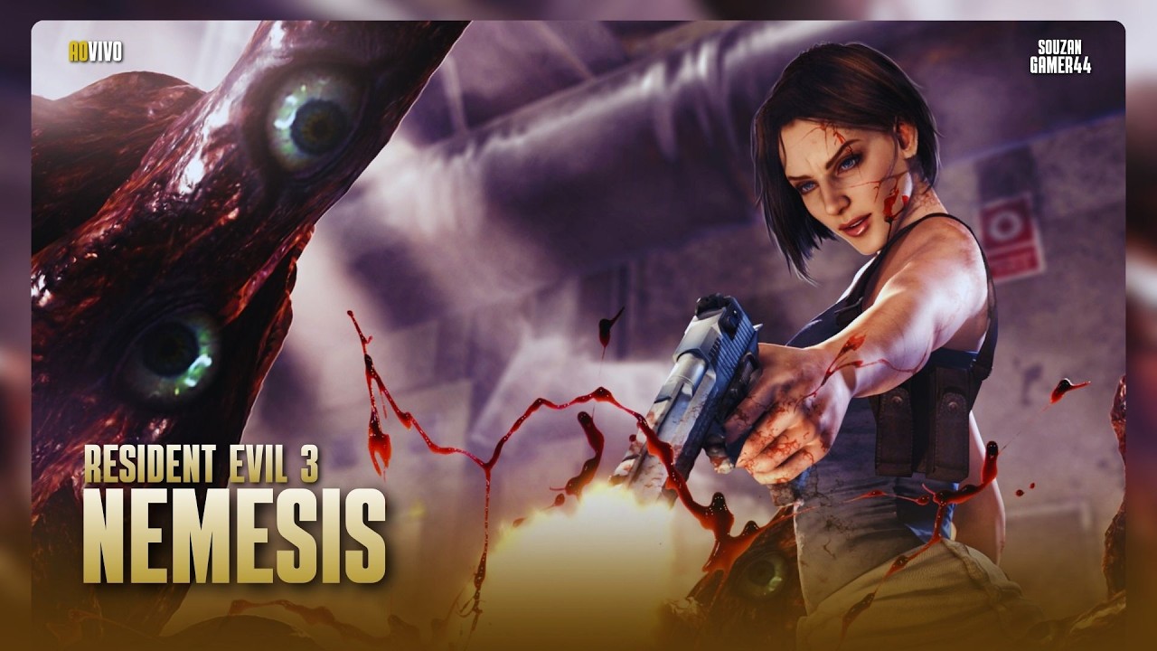 RESIDENT EVIL 3 NEMESIS! - A FUGA IMPOSSÍVEL!!🔥🧟 | #Rumo600Inscritos | AOVIVO