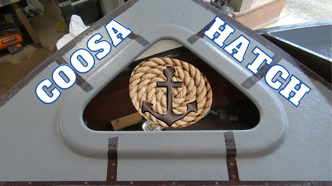 EP-11 How to build Custom Coosa Hatches, installing Bow, and Stern Decks -  How to Gelcoat your boat