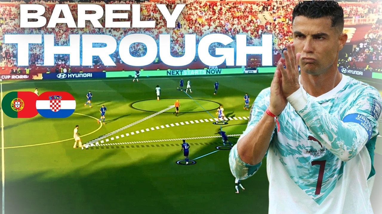 Portugal Barely Beat Croatia | Ronaldo Shines | Portugal vs Croatia World Cup Tactical Analysis